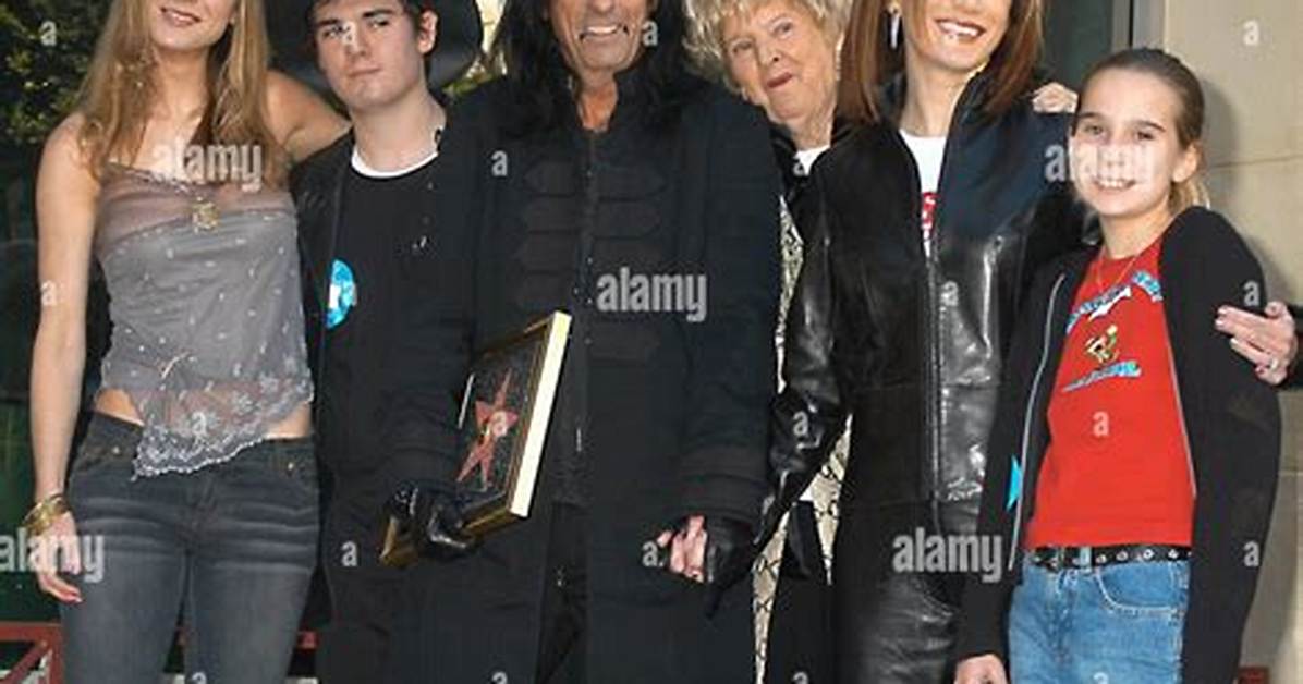 A Glimpse into Alice Cooper's Family Life: His Children