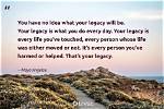An Inspiring Life, a Legacy of Service