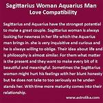Aquarius Man Sagittarius Woman Compatibility