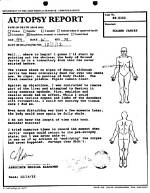Autopsy Report and Death |