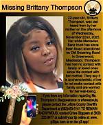 Brittany Thompson Missing Urgent Search for Missing 22