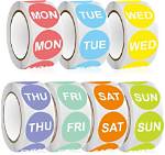 Days of the Week Stickers