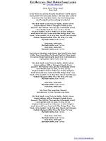 Ed Sheeran Bad Habits Lyrics