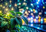 Experience the Enchanting Serenity of Violet Rain