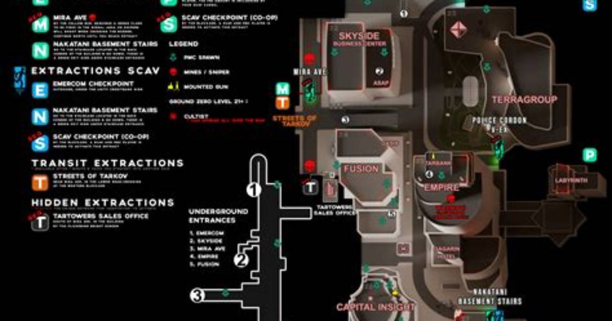 Exploring the Ground Zero Tarkov Map: a Comprehensive Guide