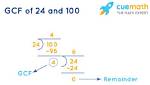 Gcf of 24 and 100
