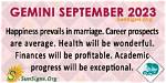 Gemini September 2023 Monthly Horoscope Predictions