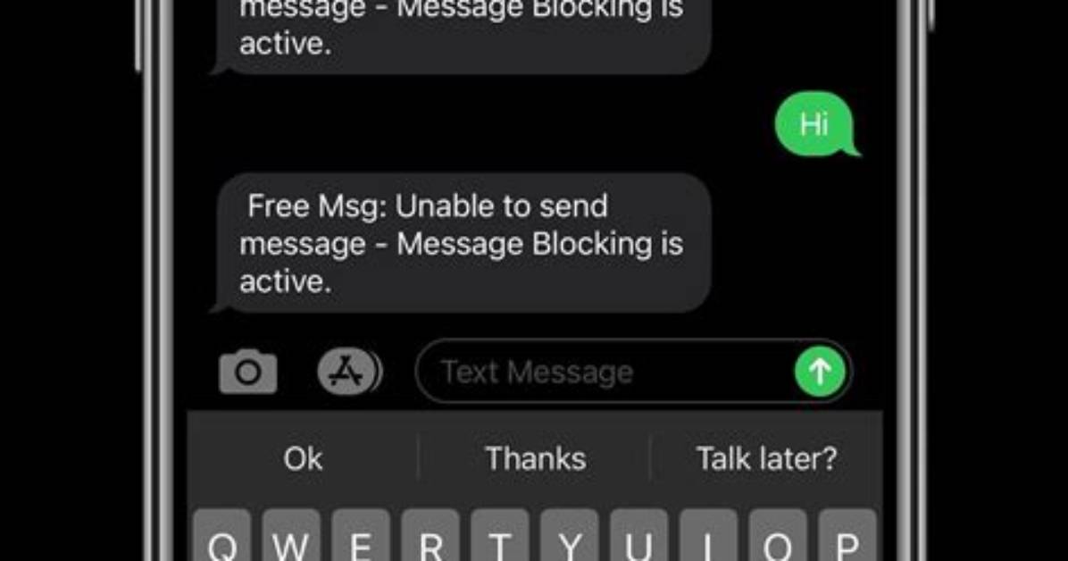 Got a Message Blocking Is Active Text? See What It Might Mean
