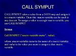 How to Use Call Symput on a Specific Observation in Sas