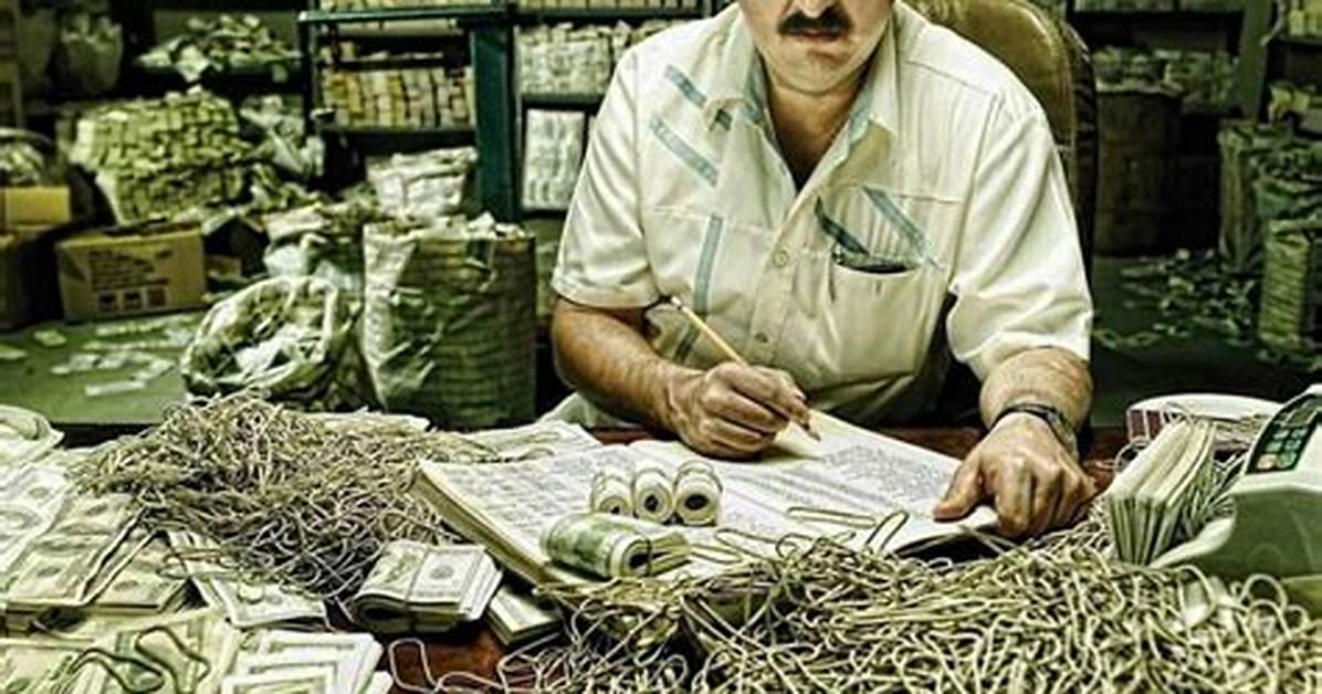 Pablo Escobar's One Day Income: the Untold Wealth of a Drug Lord