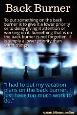 Understanding the Backburner Meaning: What Does It Truly Signify?