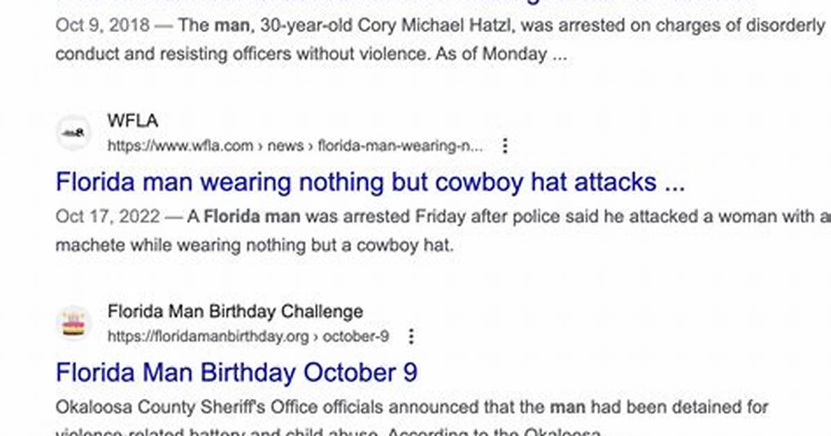 Unraveling the Mystique of Florida Man: June 15Th Chronicles