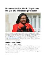 Unveiling the Trailblazing Politician and Advocate