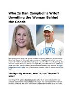 Unveiling the Woman Behind the Coach