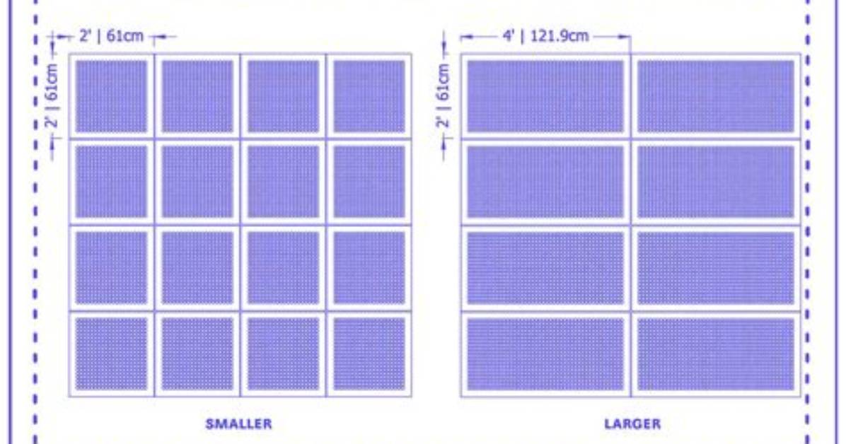What Is the Standard Ceiling Tile Size?